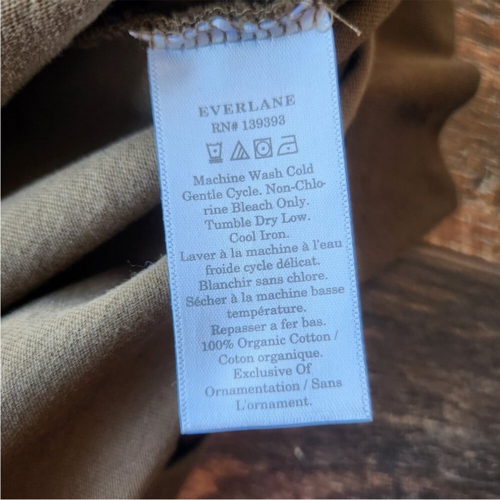 Everlane Khaki Green Weekend T-Shirt Dress, NWOT - Picture 8 of 9